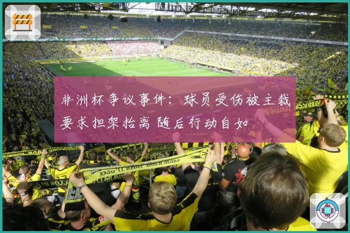 非洲杯争议事件：球员受伤被主裁要求担架抬离 随后行动自如